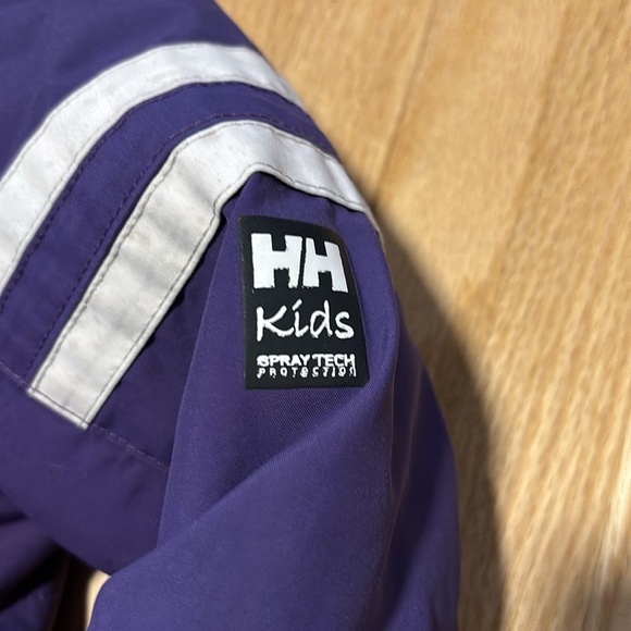 Helly Hansen kids Toddler 4T Purple Puffer Jacket Coat Reflective - Picture 2 of 8